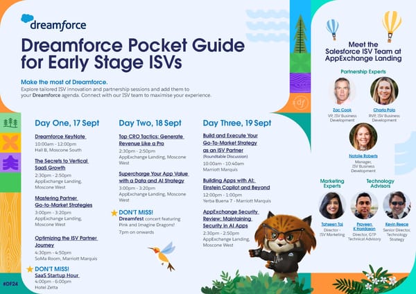 Dreamforce Pocket Guide for Early Stage ISVs - Page 1
